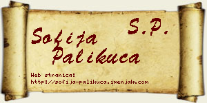 Sofija Palikuća vizit kartica